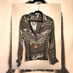 Hermes Silk Blouse
